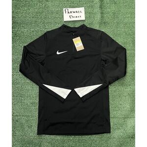 Nike Storm-FIT Strike 24 Drill Top Football Black Men's Small FD7587-010 $105